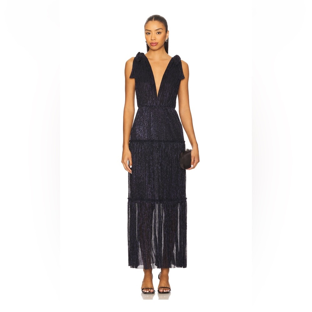 SABRINA MUSAYEV X REVOLVE HELENA DRESS IN NAVY, SIZE SMALL